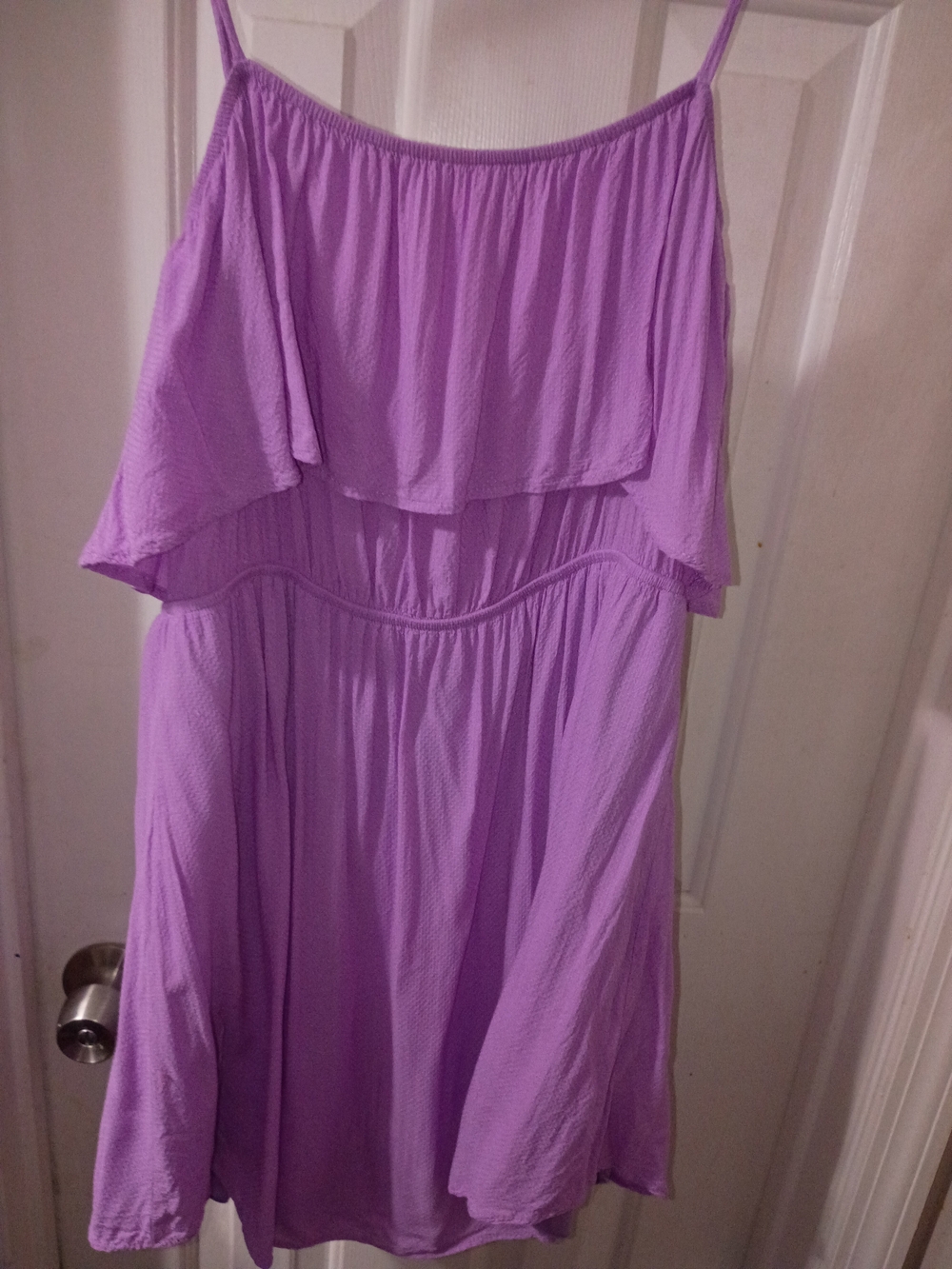 Everly Lavender  Spaghetti-Strap Mini Dress